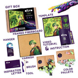 OKTO Manga Elements — Earth — 3D Clay Canvas Kit (11.8×15.7 in) — Ages 10+