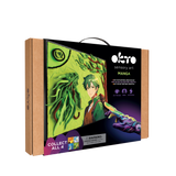 OKTO Manga Elements — Earth — 3D Clay Canvas Kit (11.8×15.7 in) — Ages 10+