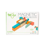 24-Piece Magnetic Wooden Blocks