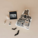 “Creepin’ It Real” Handmade Halloween Hang Sign