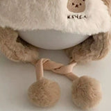 Children's Bear Ear Fluffy Hat