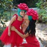 Adult Red Rose Hat