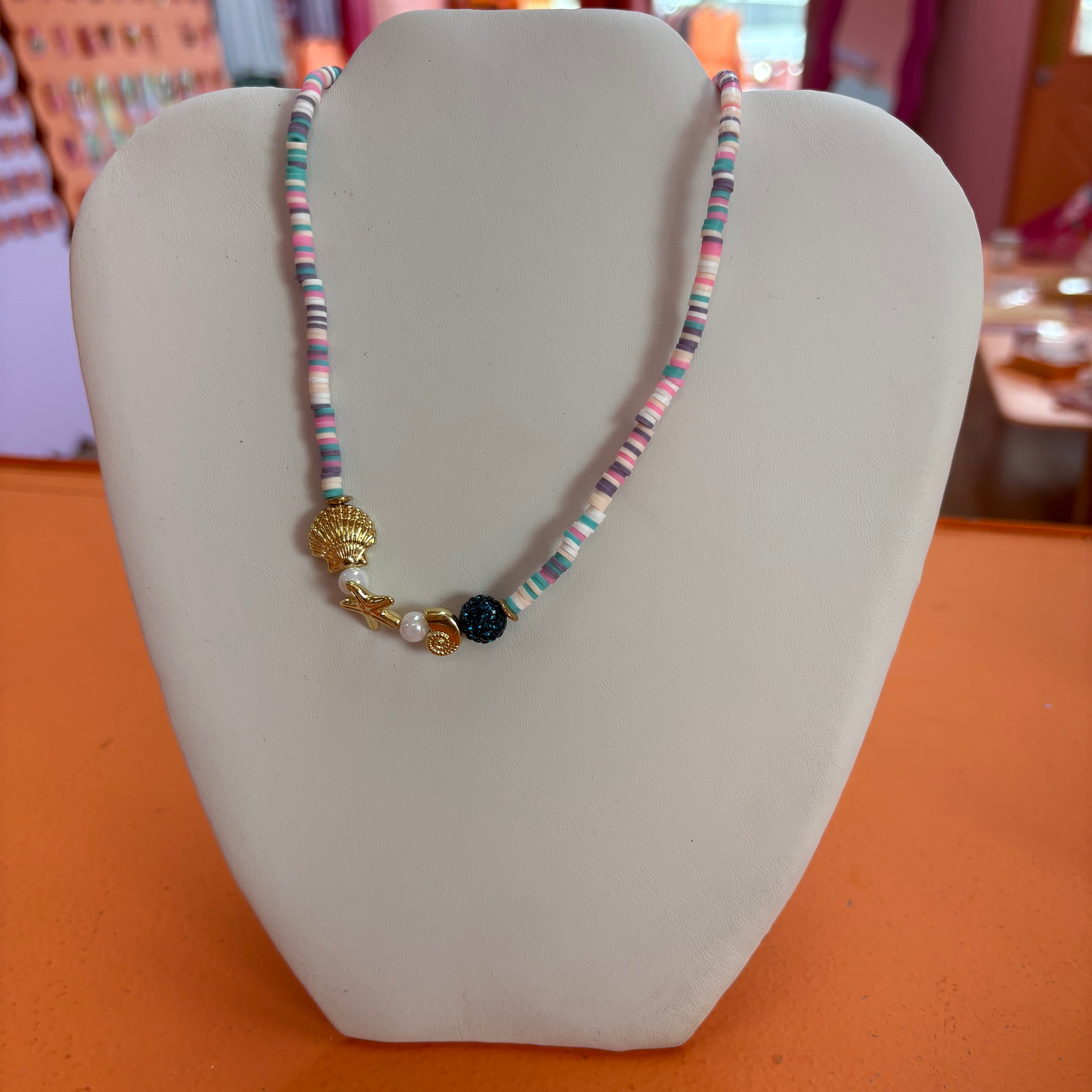 Summer Sunshine Beaded Necklace