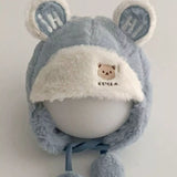 Children's Bear Ear Fluffy Hat