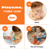 b is for ball® 3-ball Set | Montessori-Inspired "L" Shaped Box