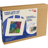 ROSATalent: Eco-Friendly Cotton Ecobag Coloring Kit – Bright Leaves (220 GSM, 38x42 cm)