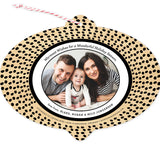 Burst of Joy Custom Holiday Ornament Card - Wood or Paper