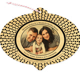 Burst of Joy Custom Holiday Ornament Card - Wood or Paper