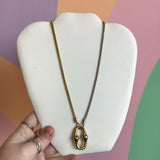 Mixed Metal Intense Titanium Necklace