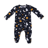Halloween Skeleton Buddies - 2 Way Zipper Footie