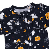 Halloween Skeleton Buddies - 2 Way Zipper Footie