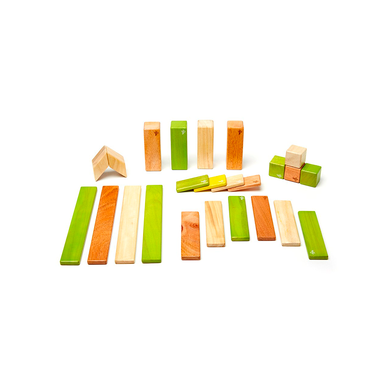 24-Piece Magnetic Wooden Blocks