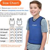 WEIGHTED - Sensory Compression Vest for Kids with Processing Disorders ADHD and Autism Calming and Supportive with Adjustable Weight Fit