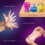 OKTO Air Clay Set for Creativity – 18 Colors