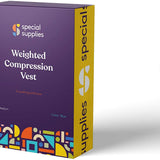 WEIGHTED - Sensory Compression Vest for Kids with Processing Disorders ADHD and Autism Calming and Supportive with Adjustable Weight Fit