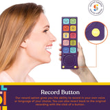 AAC Communication Device Speech Therapy, Talker Buddy Communication Device For Non Verbal Kids & Adults, Autism Talking Aids For Home, School Kids Communication Device W/Recording Option