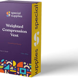 WEIGHTED - Sensory Compression Vest for Kids with Processing Disorders ADHD and Autism Calming and Supportive with Adjustable Weight Fit