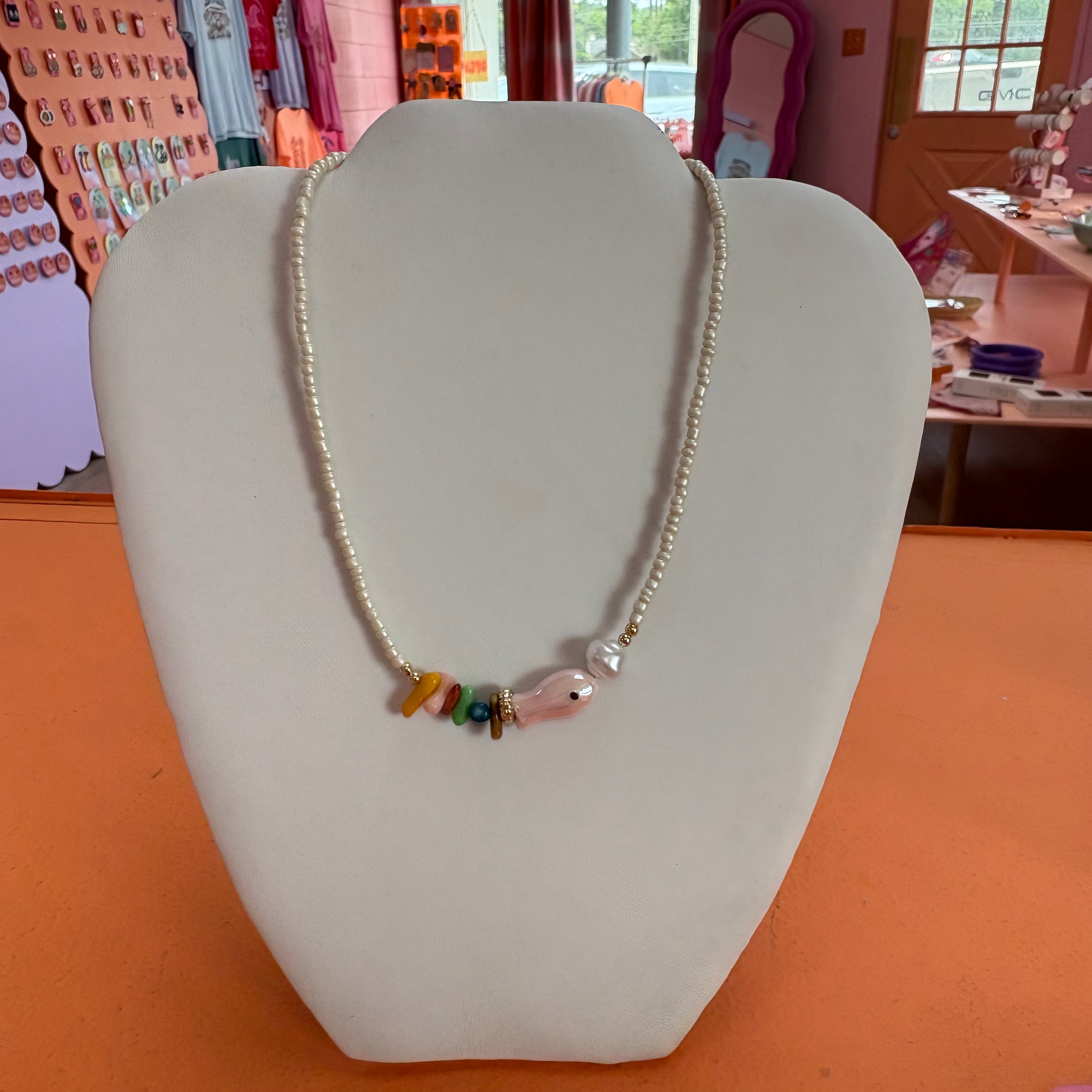 Summer Sunshine Beaded Necklace