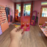 Glass Chicken Earrings