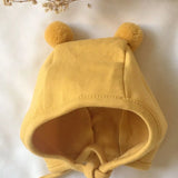 Children's Bear Pom-Pom Hat