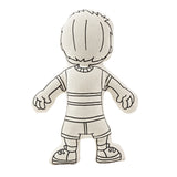 Kiboo Kids: Boy with Pocket Shorts - Colorable and Washable Doll for Creative Play