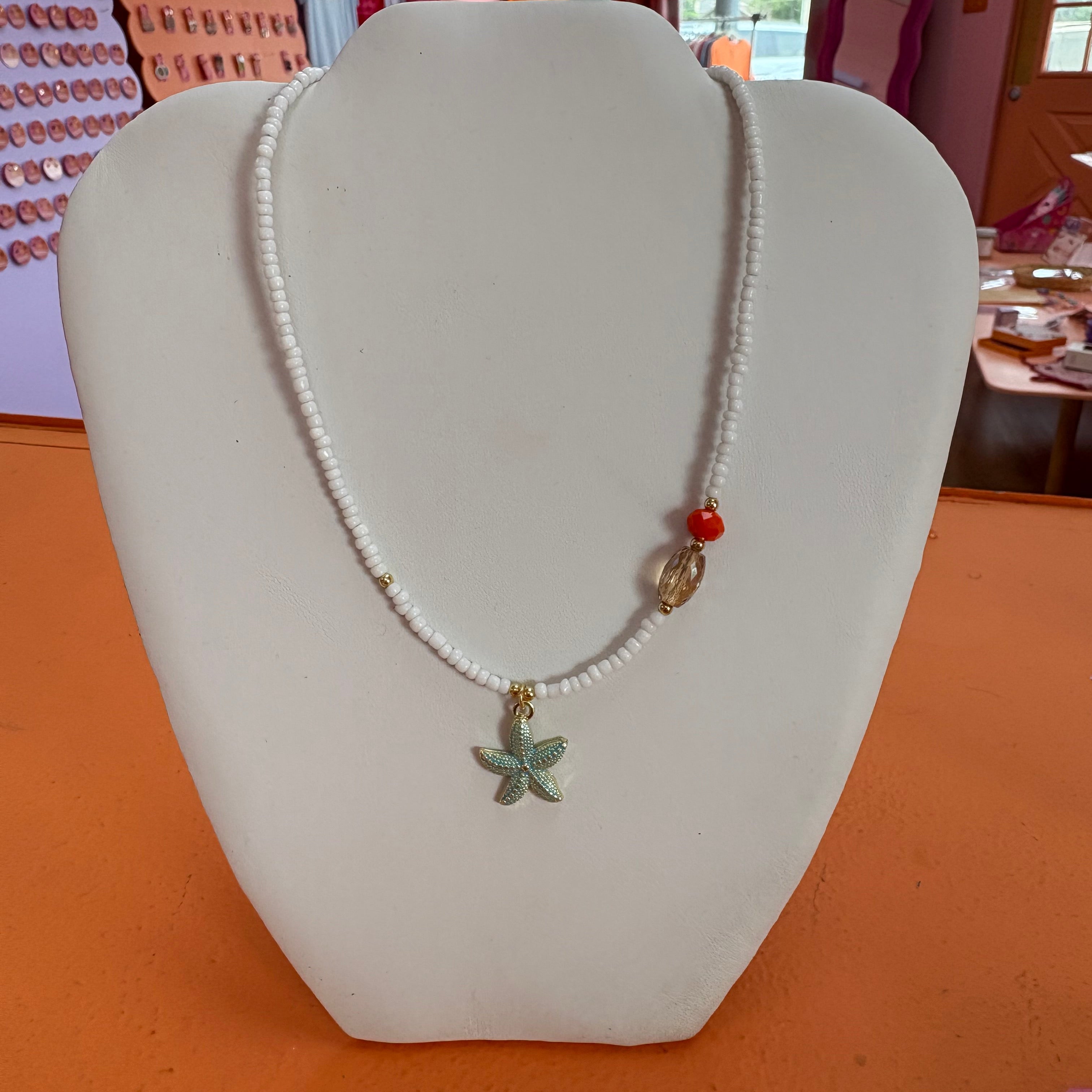 Summer Sunshine Beaded Necklace