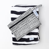 The Kenzie Beach Towel - Brush Stripes