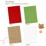 Burst of Joy Custom Holiday Ornament Card - Wood or Paper