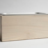 Countertop Compost Bin - Noaway© in Magnolia Wood and Stainless Steel