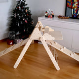 Versatile Montessori Climbing Set with Folding Table and Chair