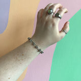 Titanium Knotted Chain Bracelet