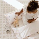 Organic Portable Bedding Set- Dreamy Animal