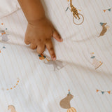 Organic Portable Bedding Set- Dreamy Animal