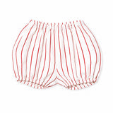 Red and White Pinstripe Clown Bloomer, Halloween Costume