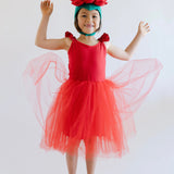 Red Rose Costume with Tutu