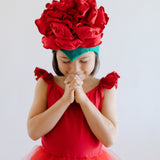 Red Rose Costume with Tutu