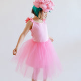 Pink Rose Costume with Tutu