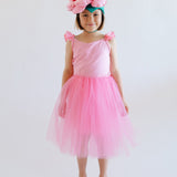 Pink Rose Costume with Tutu