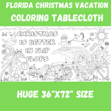 Christmas Coloring Tablecloth