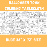 Halloween Coloring Tablecloth