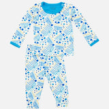 Long Sleeve Pajama Set - Hanukkah Menorahs