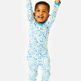 Long Sleeve Pajama Set - Hanukkah Menorahs