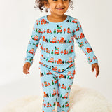 Long Sleeve Pajama Set - Christmas Town
