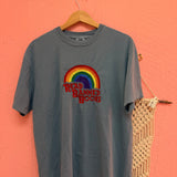 “Read Banned Books” Rainbow Embroidered Shirt