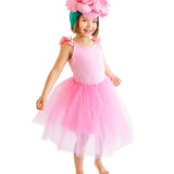 Pink Rose Costume with Tutu