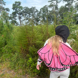 Pink Monarch Butterfly Wings Costume