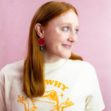 Carnation Drop Earrings