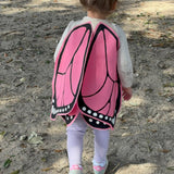 Pink Monarch Butterfly Wings Costume