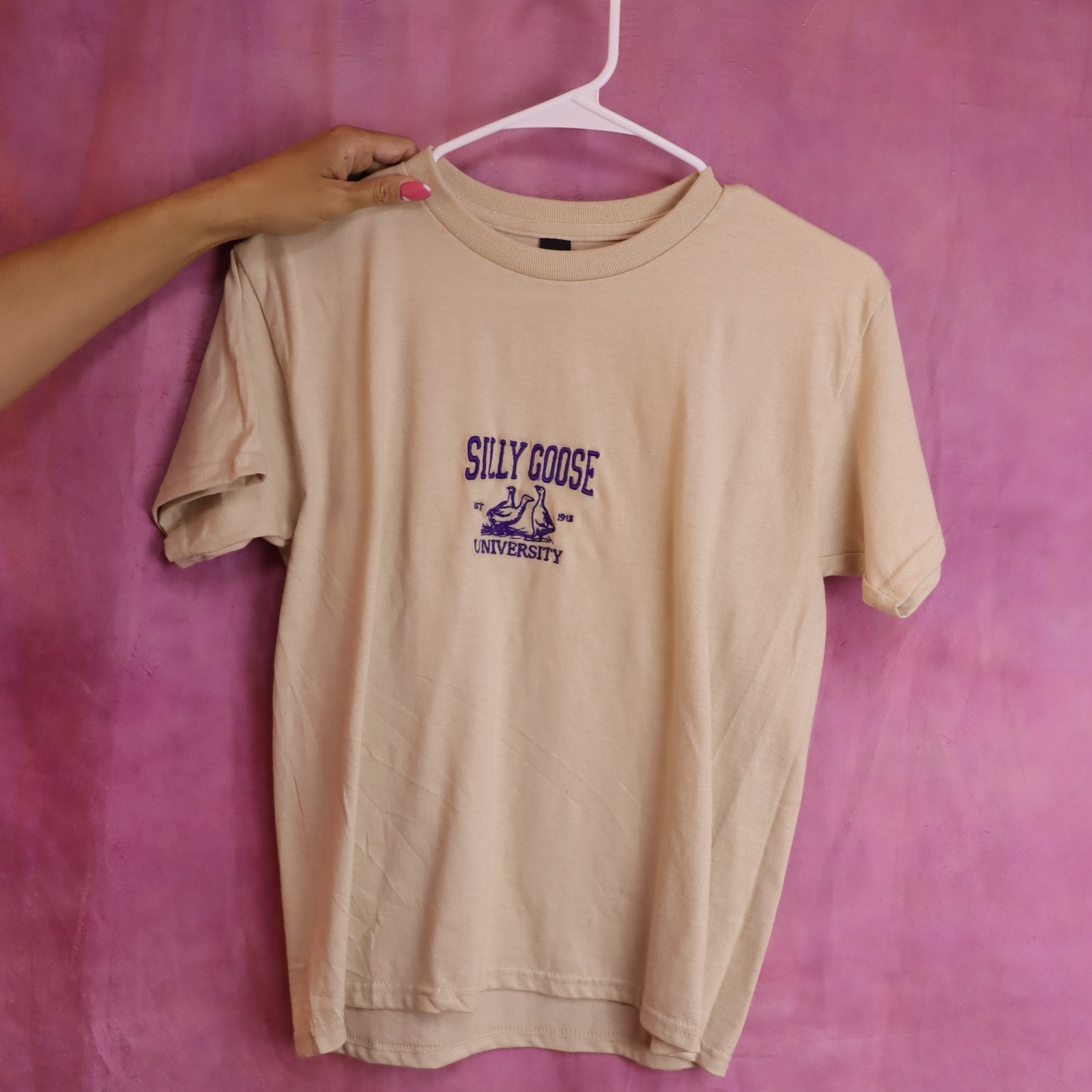 “Silly Goose University” Embroidered Shirt