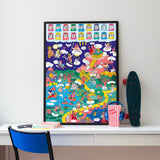 Mythology Poster and Stickers from OMY school